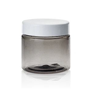 60ml Recycling Plastic PET Gray Empty Packaging Cosmetic and Food Jar