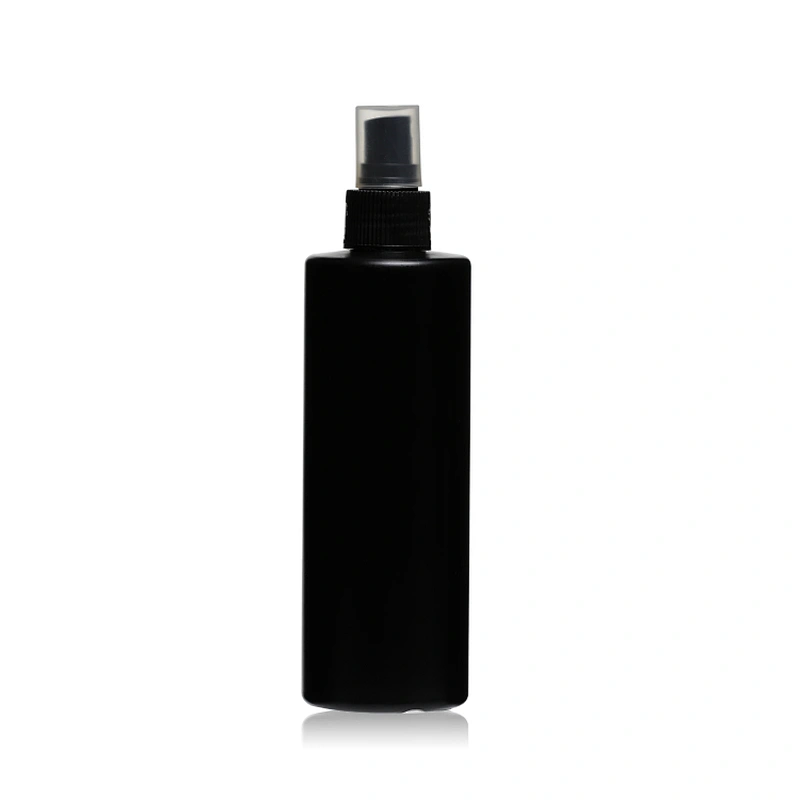 250ml  Empty Black Plastic PE Fine Mist Sprayer Bottle