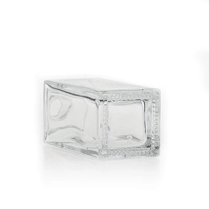 frosted Empty Square 35ml Liquid Foundation Cosmetic Packaging Clear Glass Bottle with Pump
