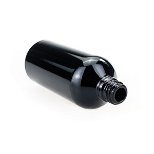100ml  Black Glass Dropper Pipette Bottle customized Essential Oil Cosmetic Bottle