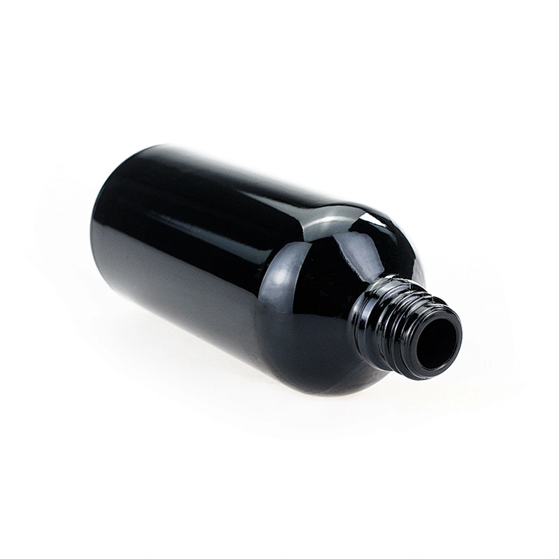 100ml  Black Glass Dropper Pipette Bottle customized Essential Oil Cosmetic Bottle