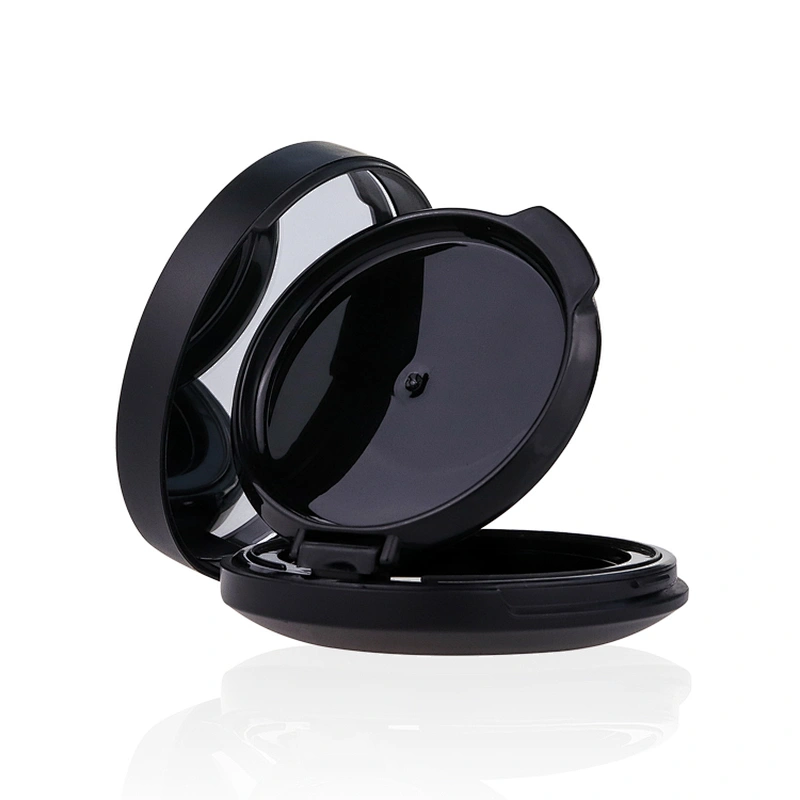 Air Cushion Box high quality compact foundation case empty round pressed pink compact powder case with mirror