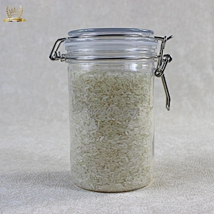 Spot airtight PET 750g  unbreakable smooth body pyramid clip top jar for body Scrub skin care cream/ canned food