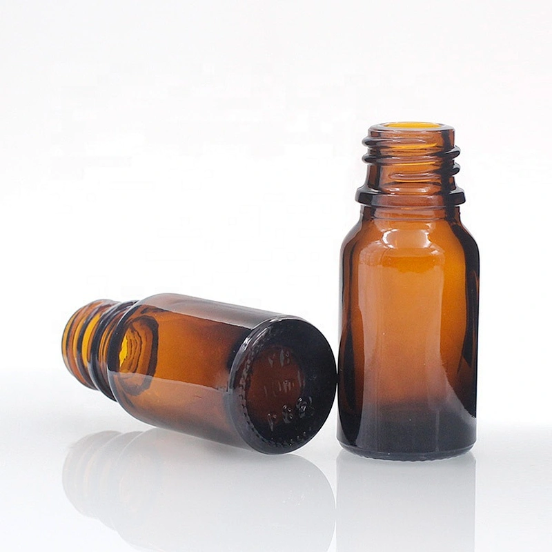 Factory wholesale 10ml Cosmetic Container brown Essential Oil Glass Dropper Bottle with low price