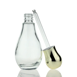 Best Selling 60ml luxury eye dropper Empty  bottle box cosmetic serum glass dropper bottle  Wholesale Price