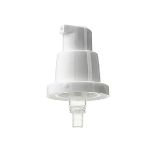 Reliable manufacturers full cover cap plastic cosmetic 18/410 mist perfume crimp sprayer pump