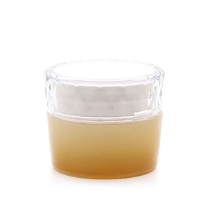 Glass jar 30g  50g Custom Color Gradient Honey color Face Cream Jars Container Manufacturer Cosmetic Packaging Set for Skin  Jar