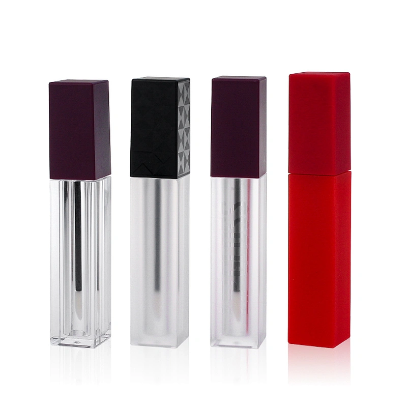 Luxurious Shape AS Lip Gloss Tube Skincare Packaging Cosmetic Container with Wands