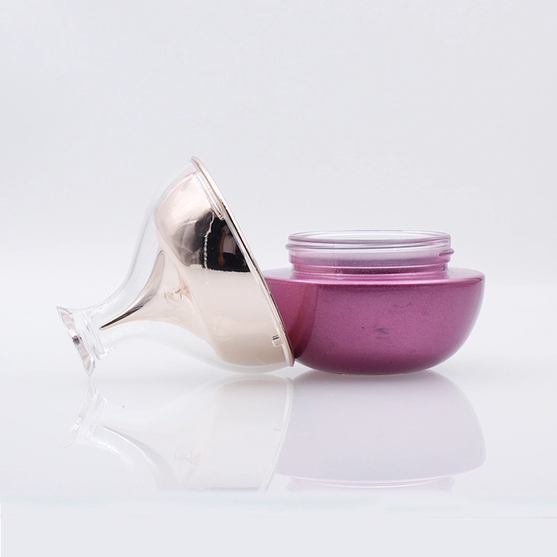Glass jar 30g  50g Custom Color Pearl  Face Cream Jars Container Manufacturers Cosmetic Packaging Set for Skin Care Jar