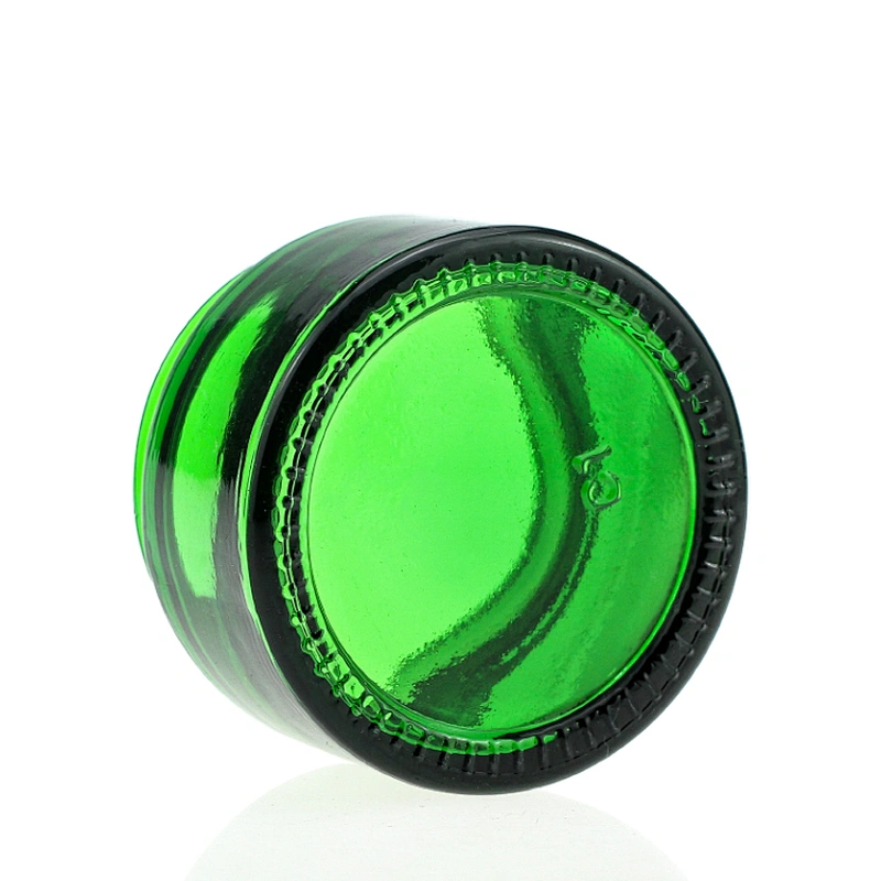 green Glass jar 15g 30g 50g Color Custom Face Cream Jars Container Manufacturers Cosmetic Packaging Set for Skin Care Good Jar