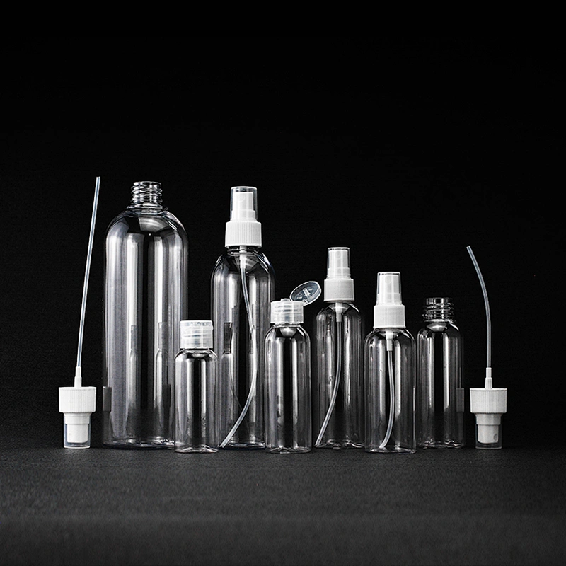 Plastic Bottle Suppliers 100ml 300ml 500ml Transparent Empty Plastic Sprayer Bottle Hand Sanitizer Bottle for disinfectant OEM