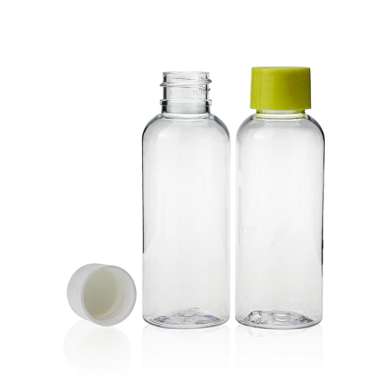 New product 250ml Empty pet plastic bottle hand sanitizer bottle transparent pump bottle