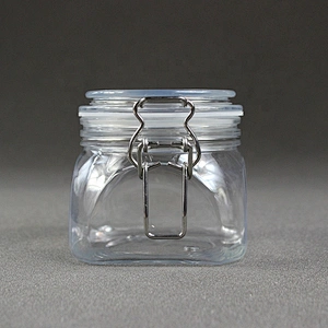 450ml 15oz Can Food Pet  Candle Easy Open Lid Dog Beverage Candy Plastic Canning Jar for Food Jam