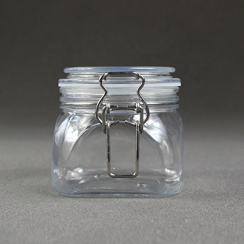 450ml 15oz Can Food Pet  Candle Easy Open Lid Dog Beverage Candy Plastic Canning Jar for Food Jam