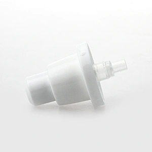 Reliable manufacturers full cover cap plastic cosmetic 18/410 mist perfume crimp sprayer pump
