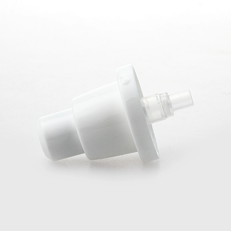 Reliable manufacturers full cover cap plastic cosmetic 18/410 mist perfume crimp sprayer pump