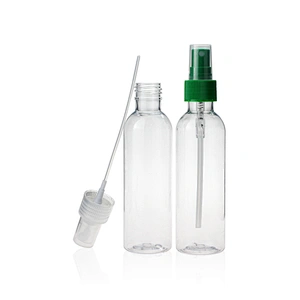 125ml Empty Plastic spray bottle  sanitizer bottle with flip top cap
