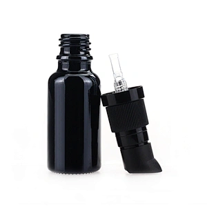20ml black Glass Essential Oil Bottles Makeup Cosmetic Sample Container Bottle for 20ml Essential Oil Aromatherapy Use