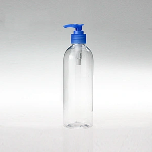 480ml Recycling Clear Empty Plastic PET Lotion Shampoo Bottle Packing