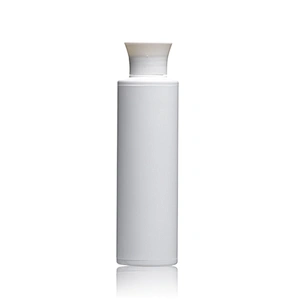 250ml Empty White Plastic PEHD Liquid Soap Bottle with Screw Cap