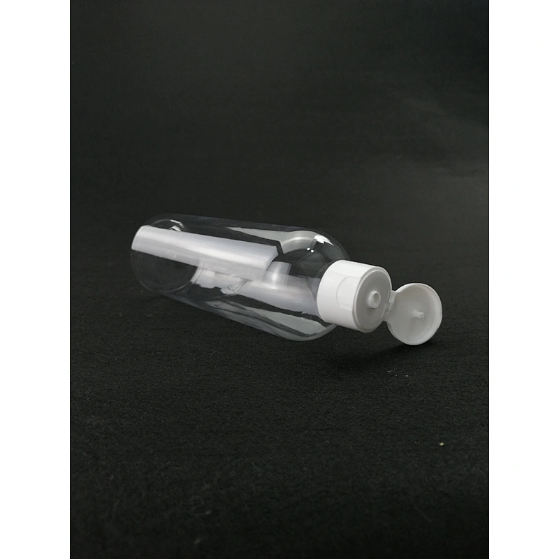New product 250ml Empty pet plastic bottle hand sanitizer bottle transparent pump bottle