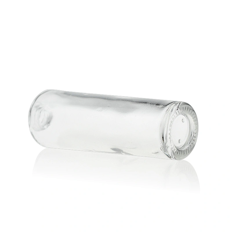 Luxury straight round 40ml cosmetics packaging glass liquid foundation bottle with beauty pump makeup boxes wholesale