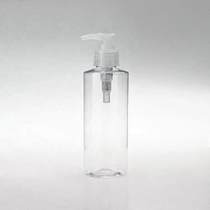 280ml Empty pet plastic bottle with  pump  for wash free hand sanitizer and alcohol