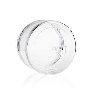 300ml clear recycled plastic cosmetic jars PET empty packaging Jar Containers skin care plastic jars for cosmetics