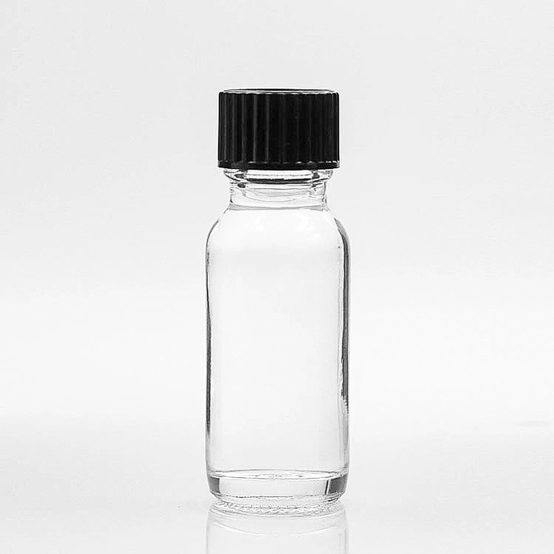 Boston Glass Bottles Massage Oil Glass Dropper Bottle 15ml Clear Body