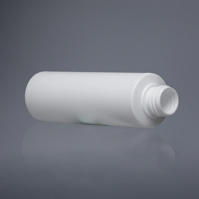 250ml Empty White Plastic PEHD Liquid Soap Bottle with Screw Cap