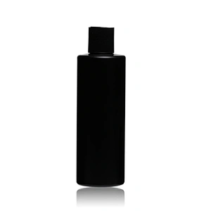 250ml Empty Black Plastic PE Liquid Soap Bottle with Lotion Pump