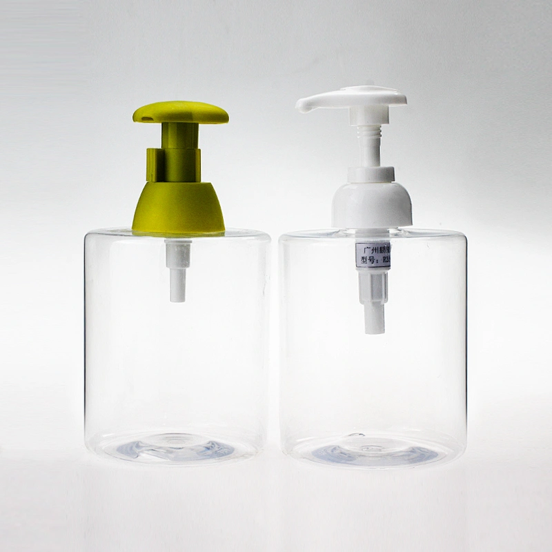 450ml  pet plastic hand sanitizer bottle transparent pump bottle for gel