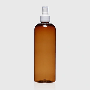 610ml Eco Friendly Amber Empty Plastic PET Bottle Container