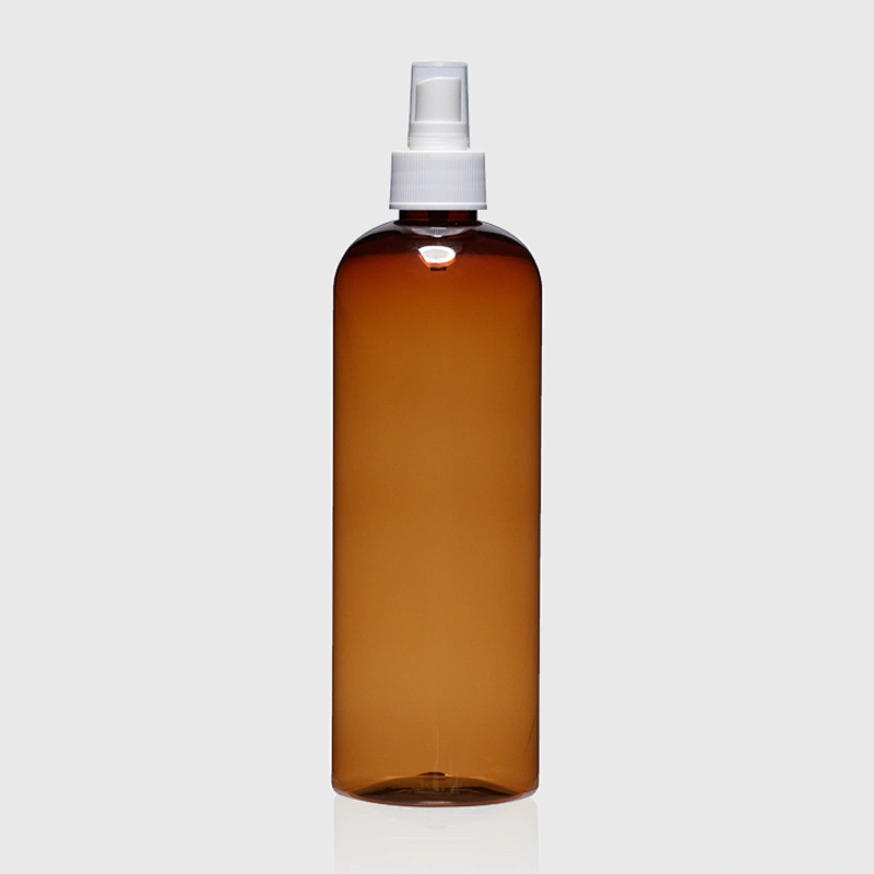 610ml Eco Friendly Amber Empty Plastic PET Bottle Container