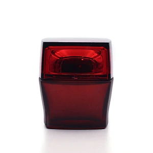 Glass jar 50g Custom Color Red spray painting Face Cream Jars Container Manufacturers Cosmetic Packaging Set for Skin Jar