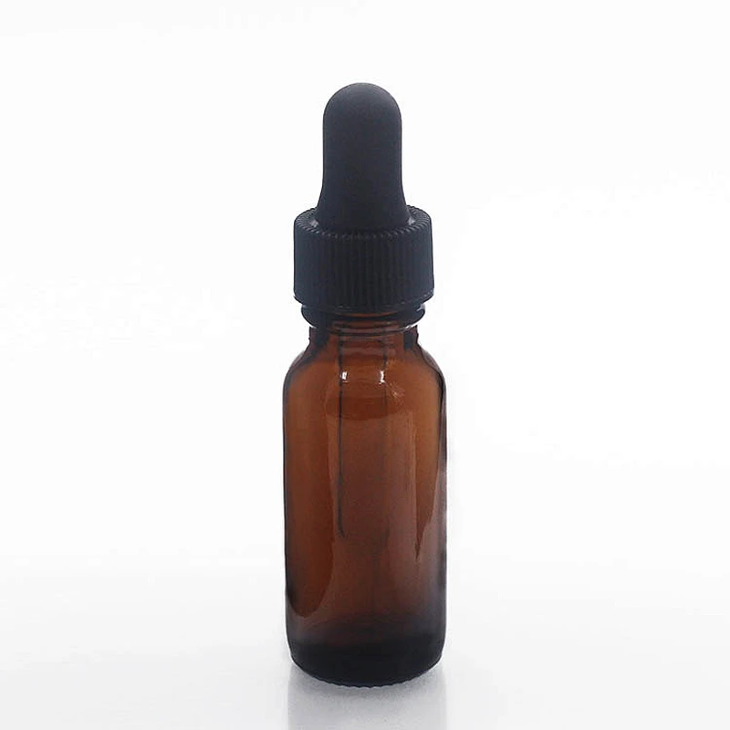 Boston Glass Bottles Massage Oil Glass Dropper Bottle 15ml Amber Body