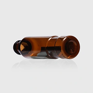 40ml Empty Amber Plastic PET Bottle with Screw Cap