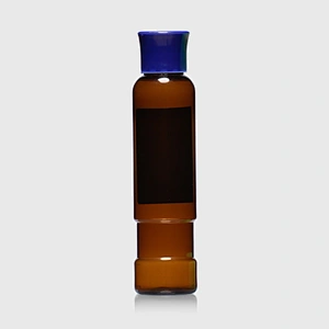 40ml Empty Amber Plastic PET Bottle with Screw Cap