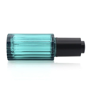 wholesale price  40ml Essence Bottle Blue Glass Dropper Bottle Serum Bottle With Black Dropper