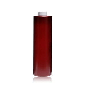 1000ml Empty Red Plastic PET Lotion Pump Bottle for Shampoo
