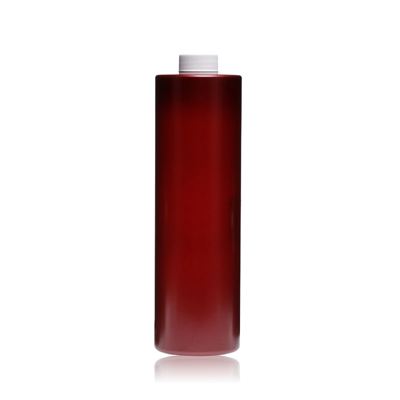 1000ml Empty Red Plastic PET Lotion Pump Bottle for Shampoo