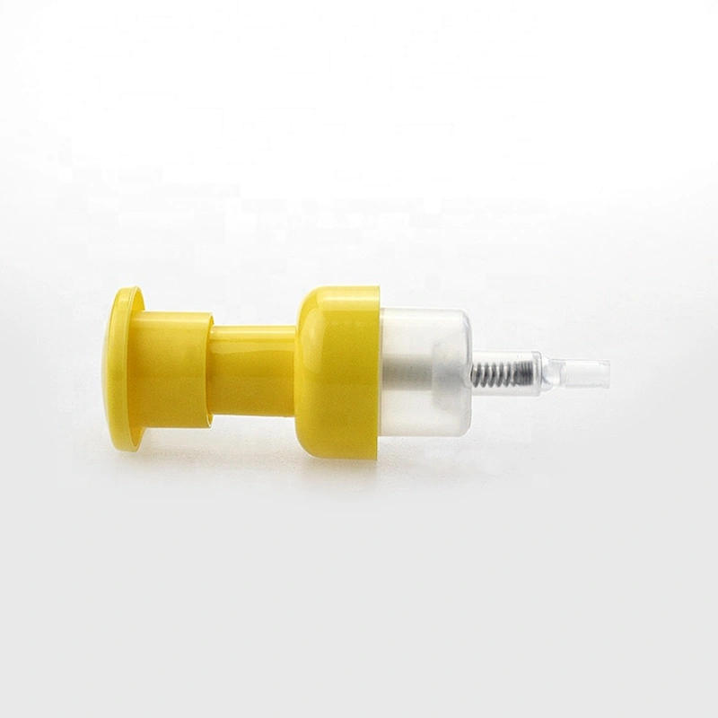 Yellow  customized  color 30/410 refillable hand soap hand sanitizer bottle pump bubble bath bottle soap dispenser foam pump