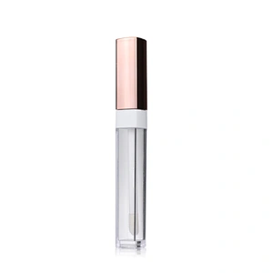 Luxury Plastic Lip Gloss Tube Skincare Packaging Cosmetic Container with Wands