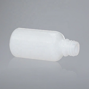 Factory wholesale High quality cosmetic white porcelain dropper bottle 30 ml glass eye dropper bottle