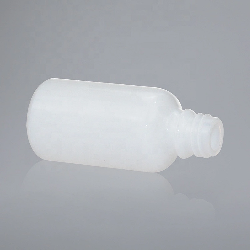 Factory wholesale High quality cosmetic white porcelain dropper bottle 30 ml glass eye dropper bottle