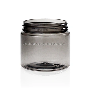 60ml Recycling Plastic PET Gray Empty Packaging Cosmetic and Food Jar
