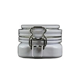 Spot airtight PET square cans 40g /1.33oz transparent plastic mask jar tea canned food container hand wax jar