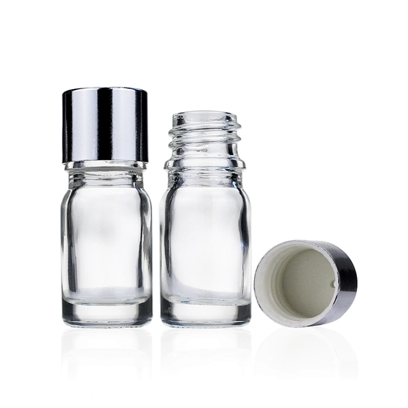 5ml Essential oil Transparent Bottle  with glass  dropper  Manufacturers Hot Sale