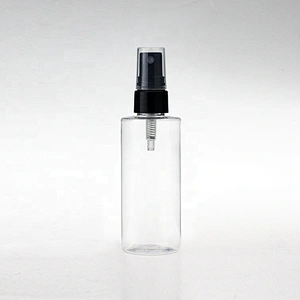 100ml empty pet plastic bottle with pump dispenser for wash free hand sanitizer and alcohol liquid soap body wash