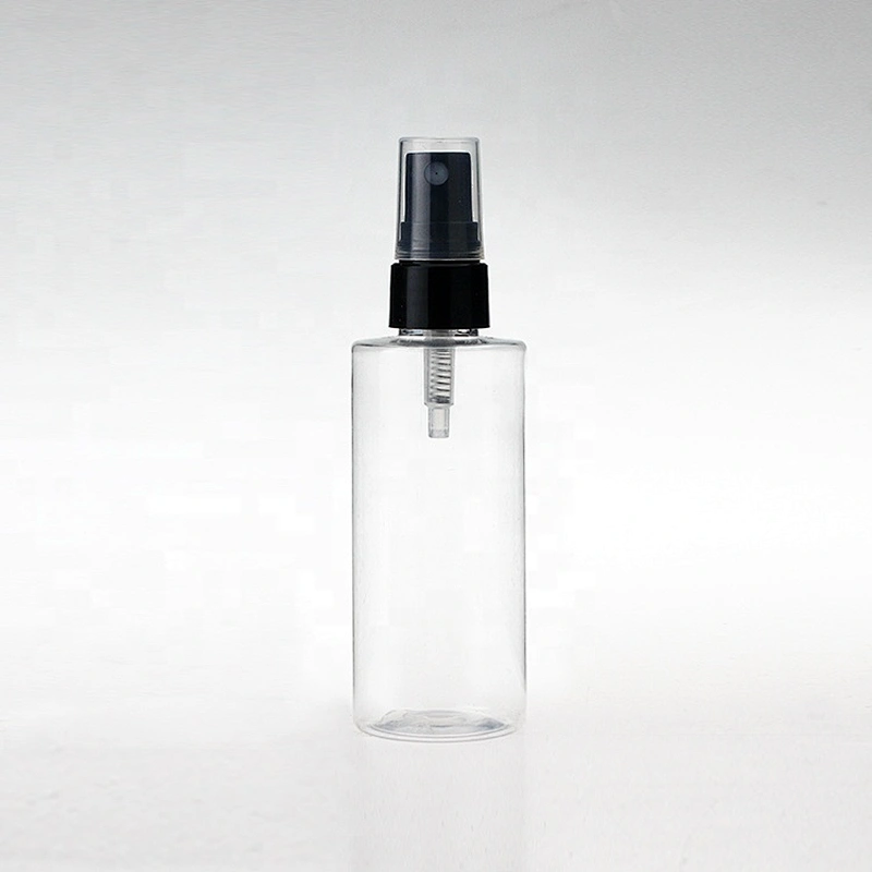100ml empty pet plastic bottle with pump dispenser for wash free hand sanitizer and alcohol liquid soap body wash